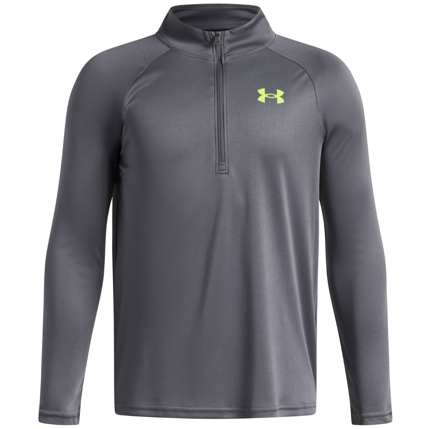 Dětské funkční triko Under Armour UA Tech 2.0 1/2 Zip Castlerock Dětská velikost: 118-127 / Barva: šedá
