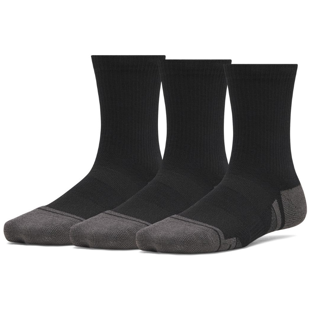 Ponožky Under Armour New Y UA Perf Tech 3Pk Crw Ultimate Black Velikost ponožek: 27,5-31 / Barva: černá