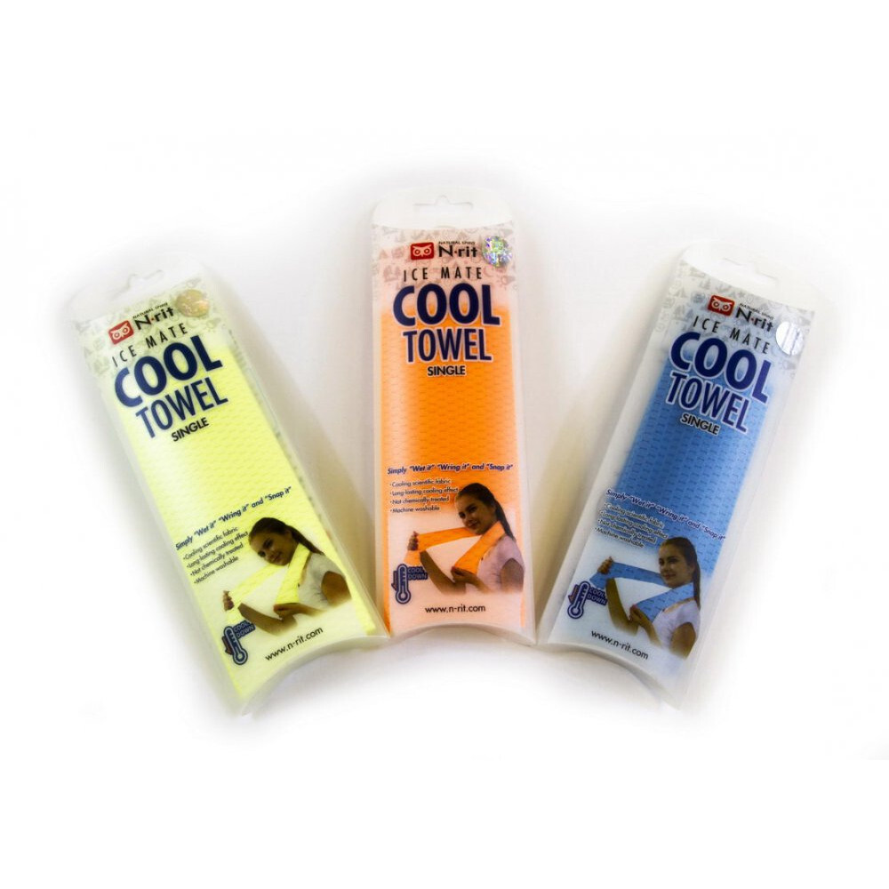 Chladivý ručník N-Rit Ecoborn Eco-Dry Towel L Barva: oranžová/béžová