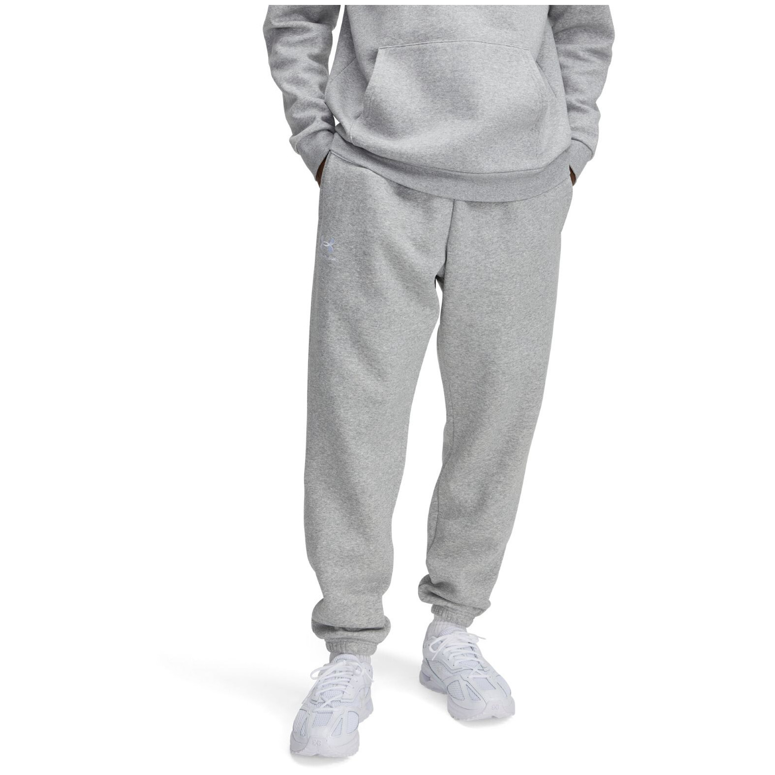 Pánské tepláky Under Armour UA Icon Fleece Jogger Velikost: L / Barva: šedá/bílá