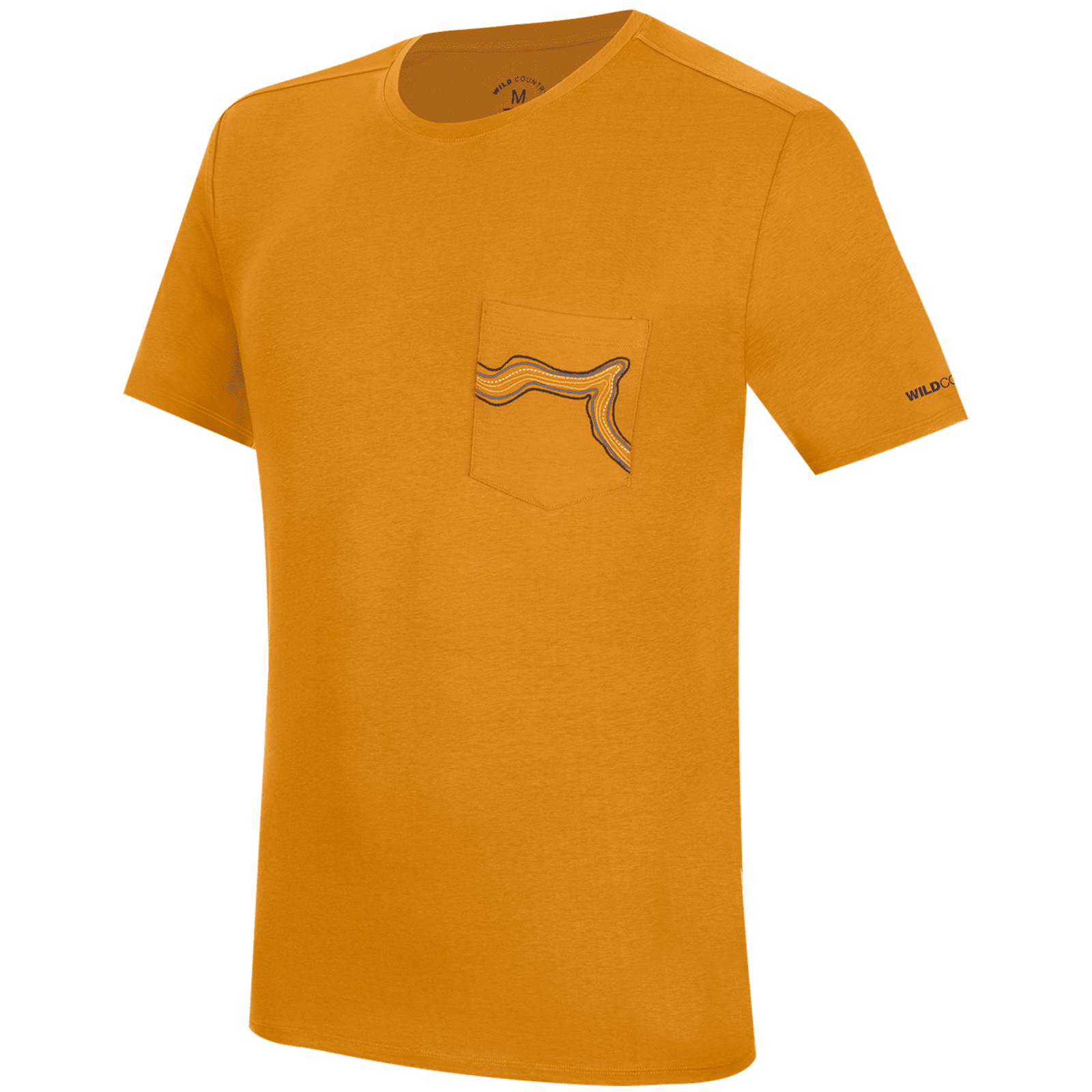 Pánské triko Wild Country Session 3 M T-Shirt Velikost: L / Barva: žlutá/černá