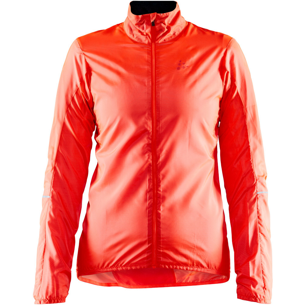 Dámská cyklistická bunda Craft Essence Light Wind Velikost: L / Barva: oranžová