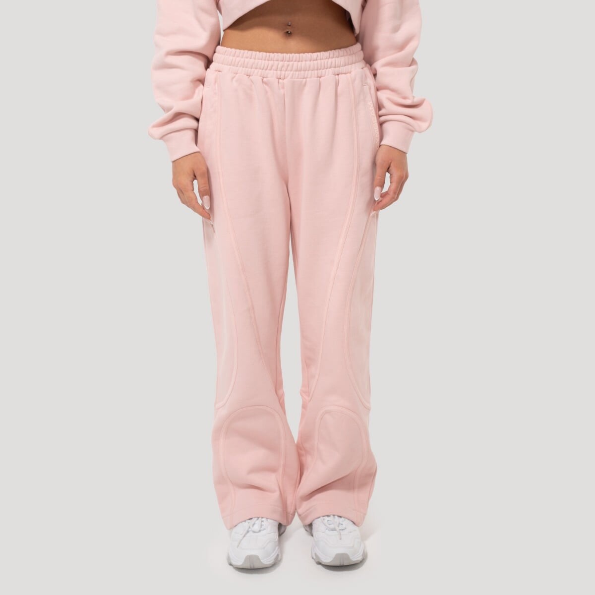 GymBeam Dámské tepláky Mochi Pink