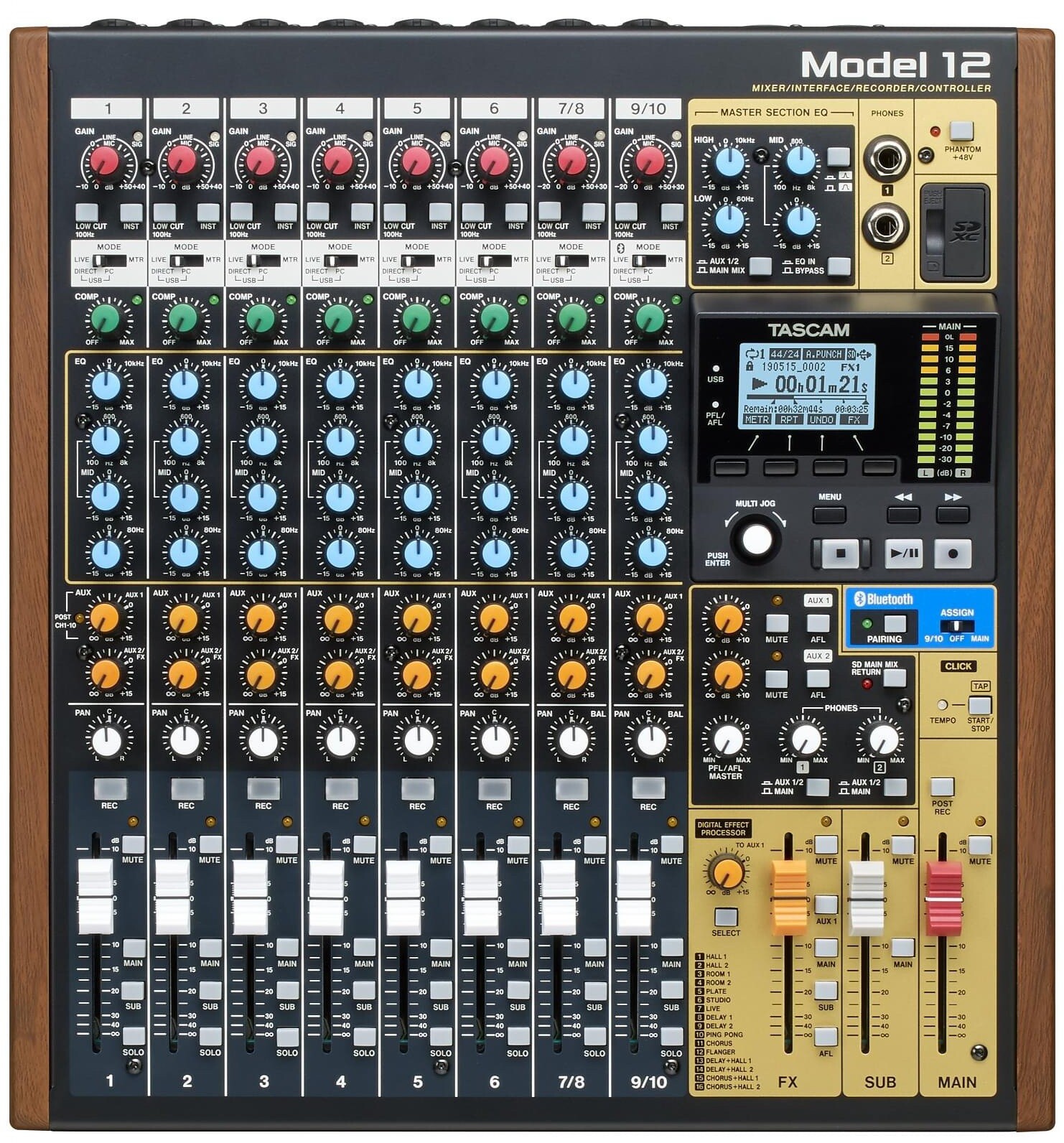 Tascam Model 12 (rozbalené)