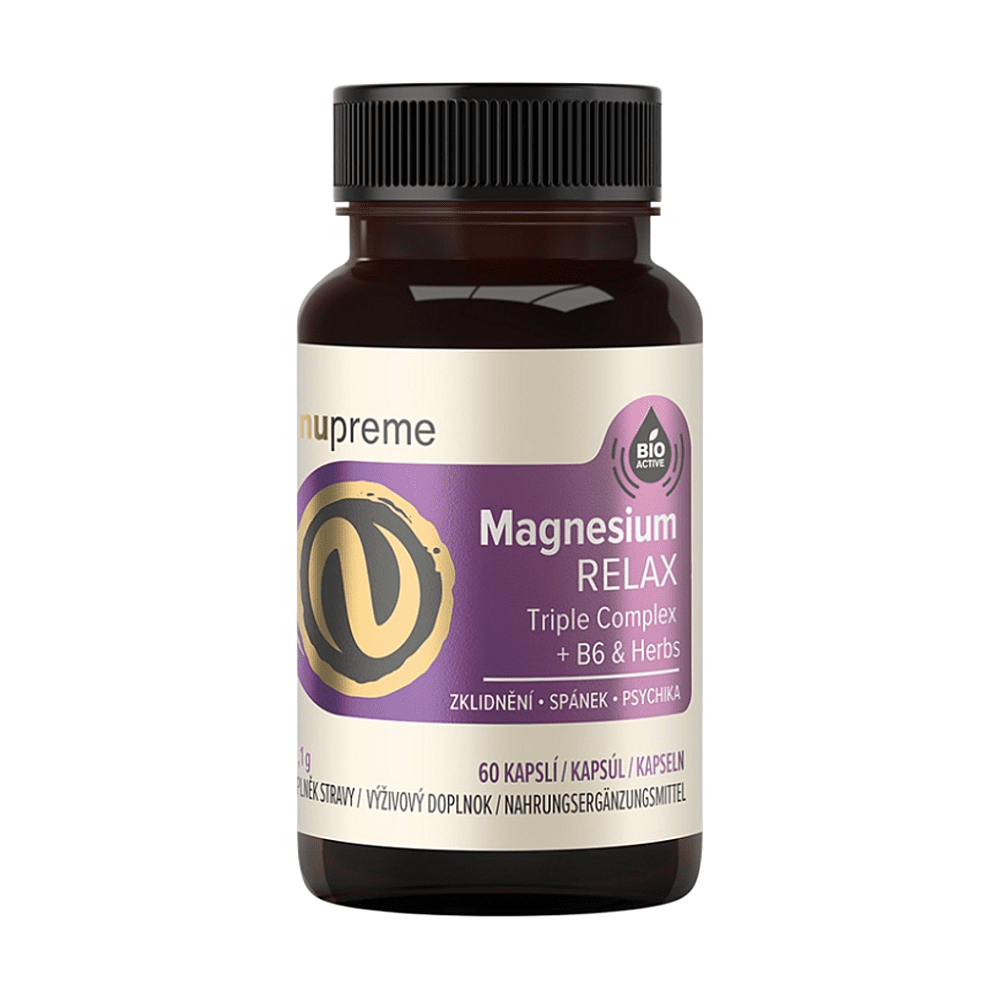 NUPREME Magnesium relax 60 kapslí