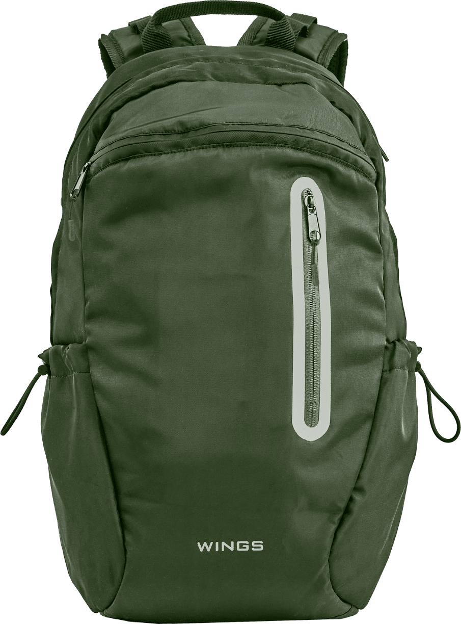 Dámský školní batoh na notebook Wings 24 l zelený Velikost: ONE SIZE
