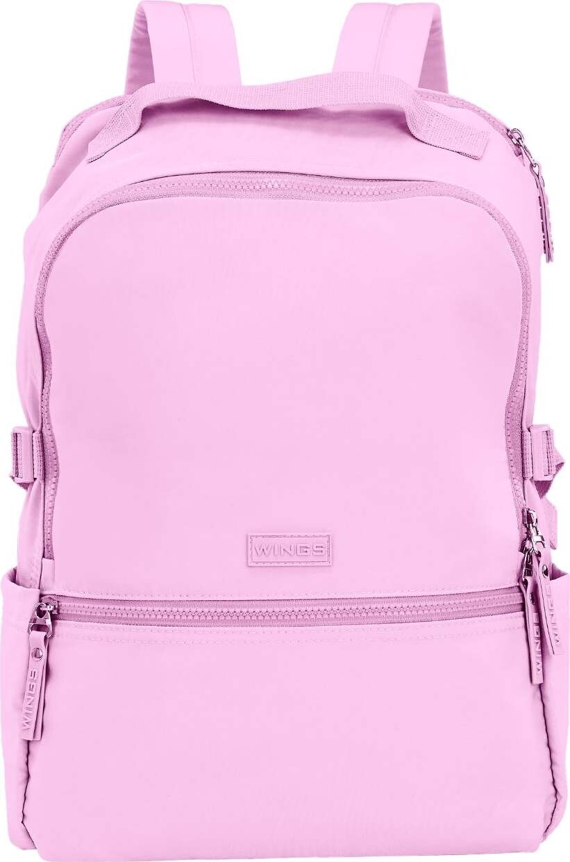 Dámský městský batoh na notebook Wings SOLENNE 22 l růžový Velikost: ONE SIZE