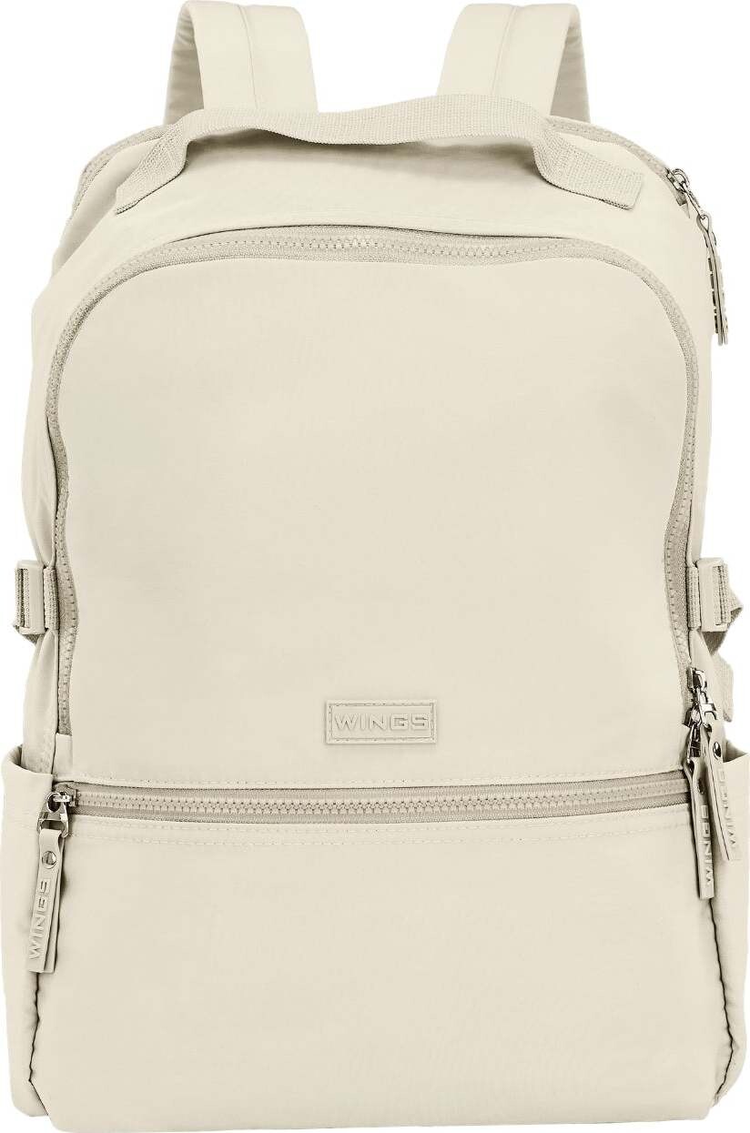 Unisex městský batoh na notebook Wings SOLENNE 22 l béžový Velikost: ONE SIZE