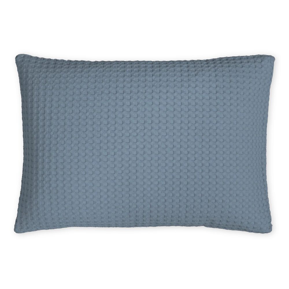 Vandyck Luxusní povlak na polštář Home Piqué waffle 40x55cm Faded denim