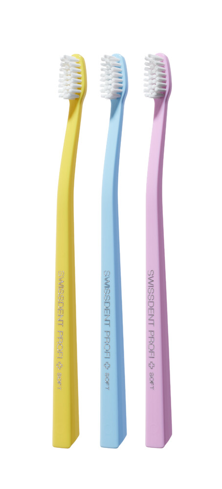 SWISSDENT WHITENING zubní kartáčky Soft (2+1 zdarma), SUMMER in SWISS