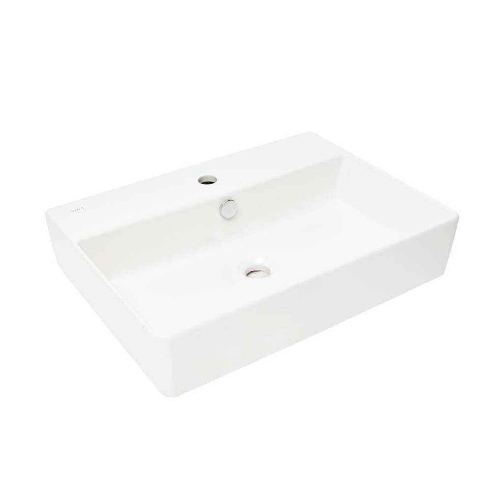 Závěsné umyvadlo VitrA Nuo 60x44 cm otvor pro baterii uprostřed 7432-003-0001 7432-003-0001