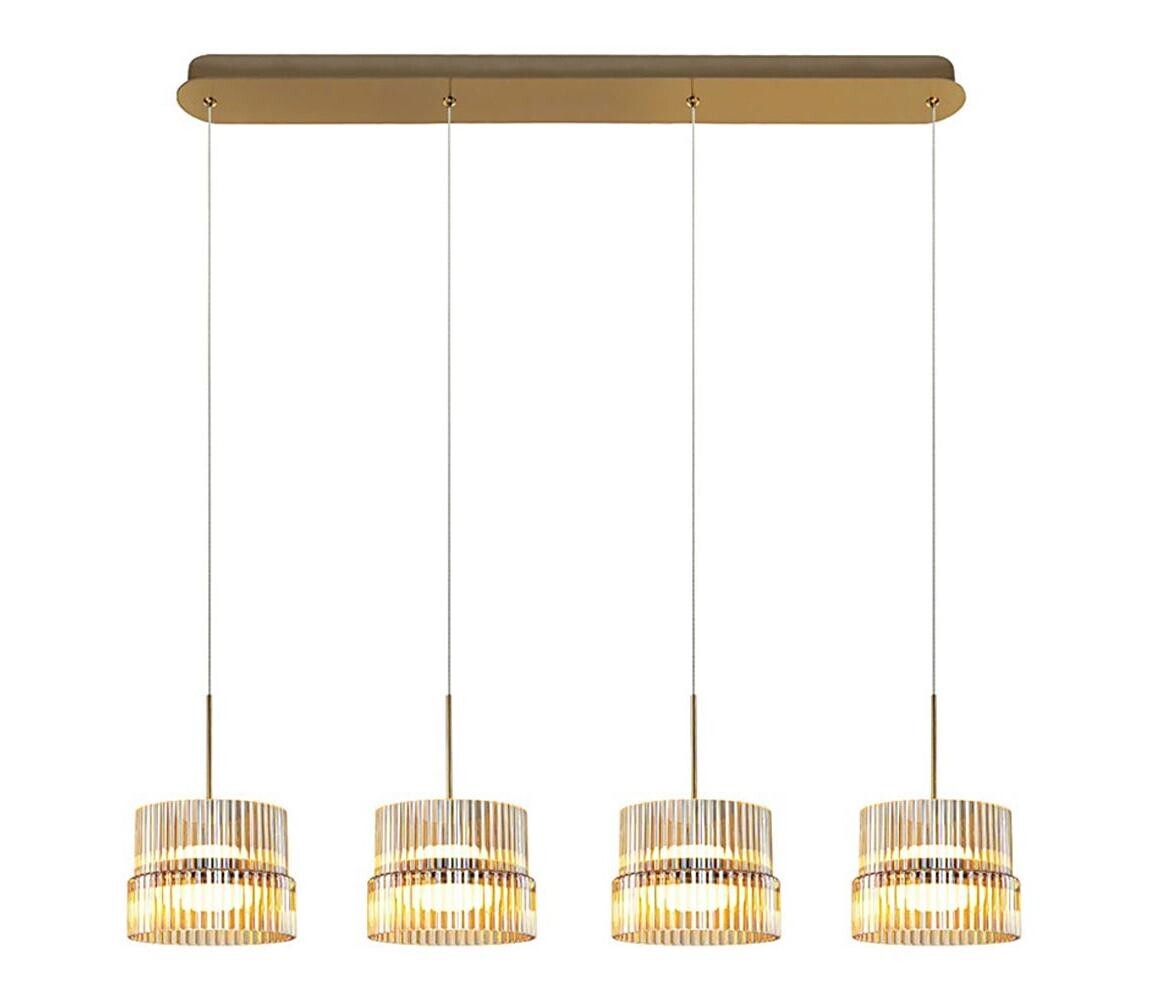 Viokef Lighting LED Lustr na lanku LUXE LED/46W/230V mosaz 4346400