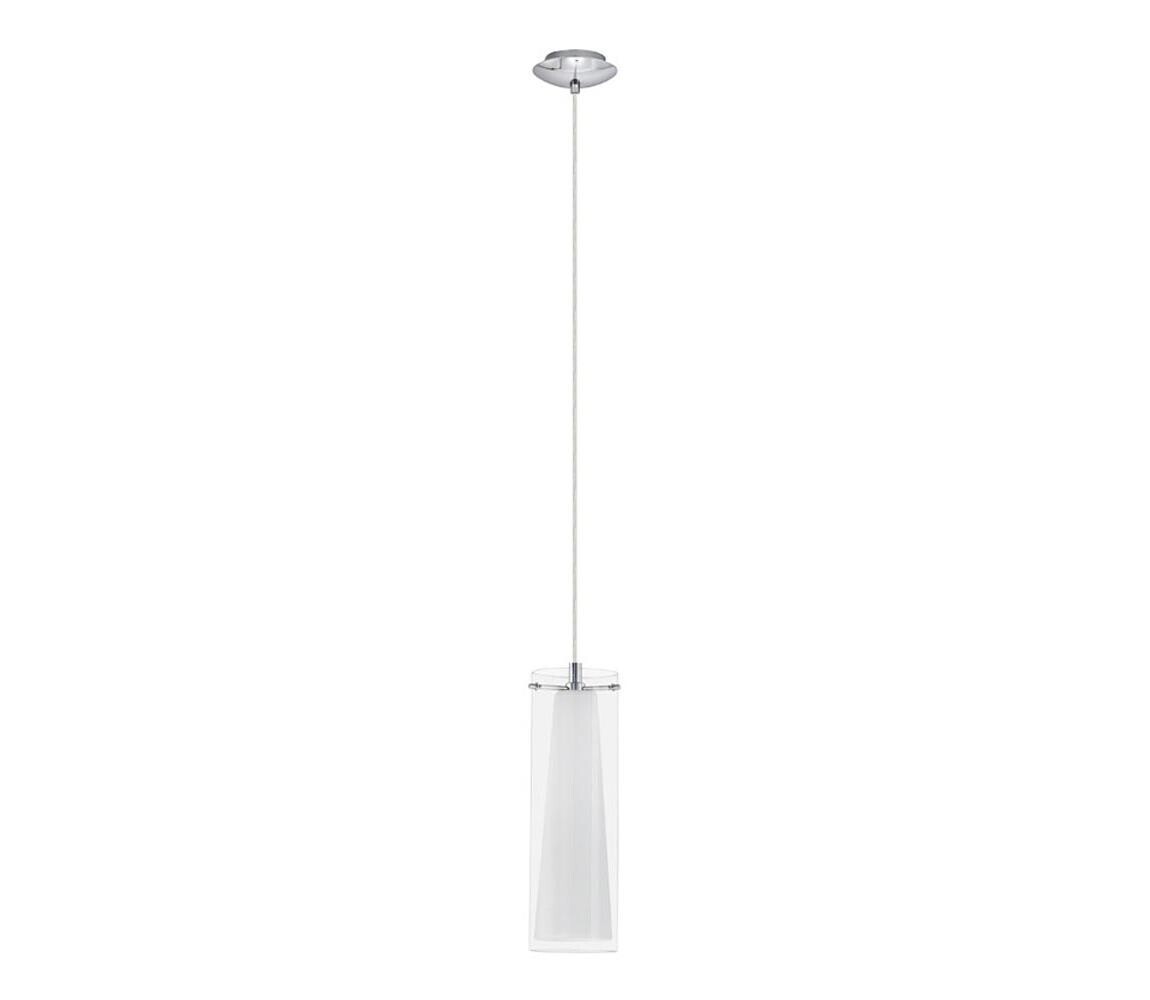 EGLO 89832 - Lustr závěsný PINTO 1 x E27/60W bílé opálové sklo 89832