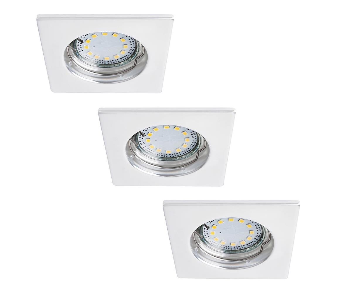 Rabalux 1052 - SADA 3x LED podhledové svítidlo LITE 1xGU10-LED/3W/230V IP44 1052