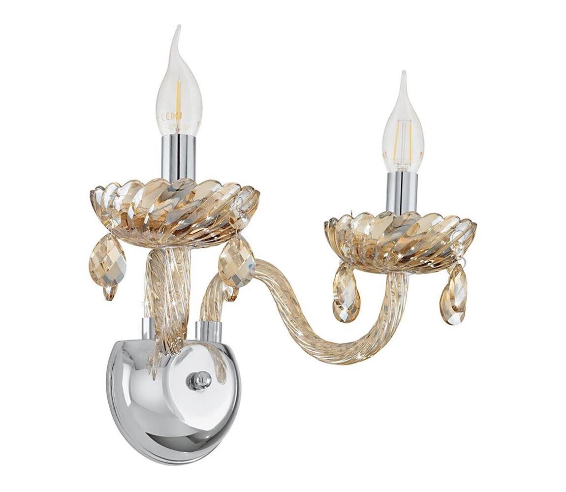 Eglo 39097 - Nástěnné svítidlo BASILANO 2xE14/40W/230V 39097