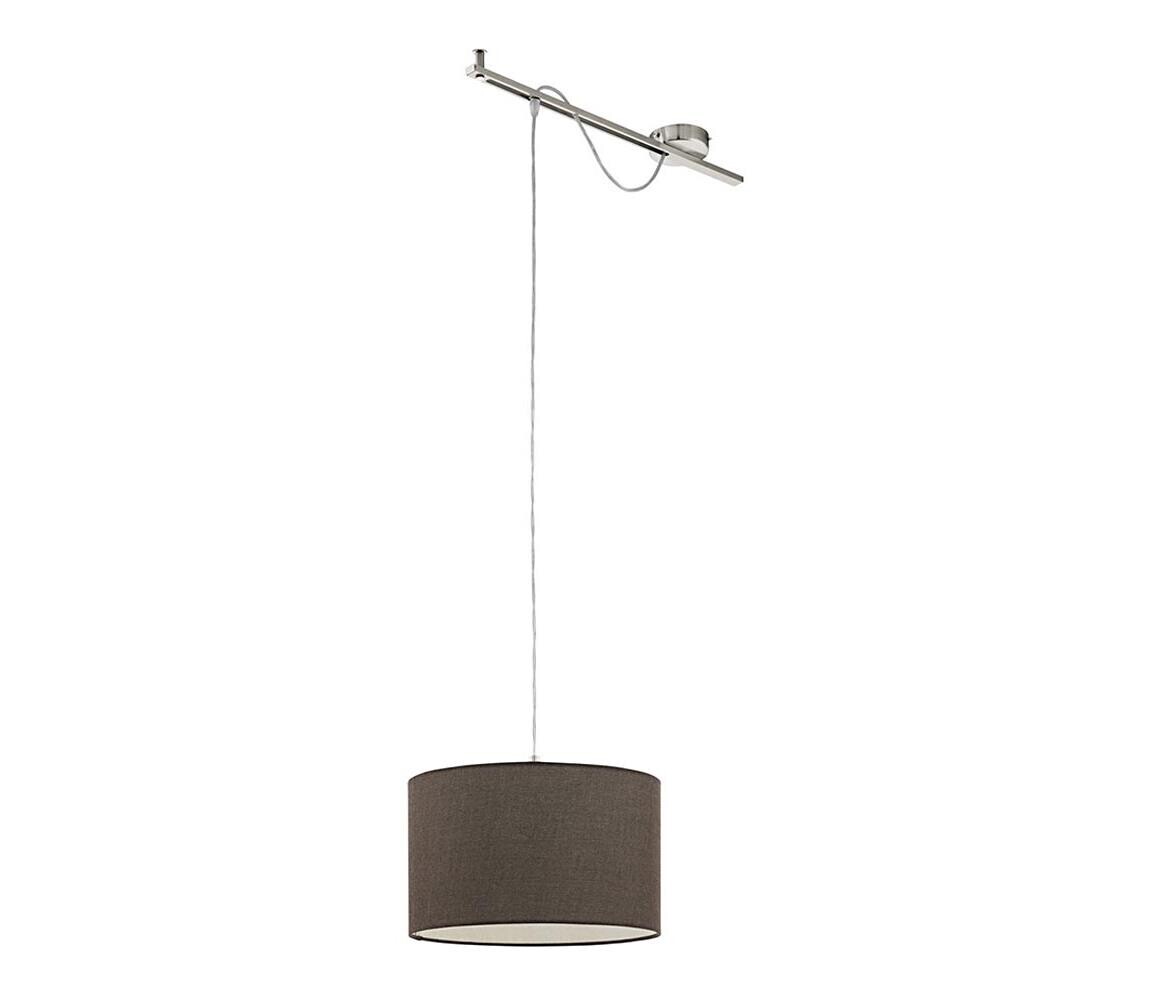 Eglo 96797 - Závěsné svítidlo CALCENA 1xE27/60W/230V hnědá 96797