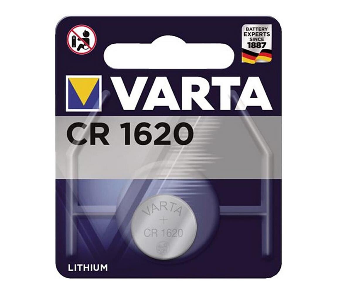 Varta 6620 - 1 ks Lithiová baterie CR1620 3V 6620112401