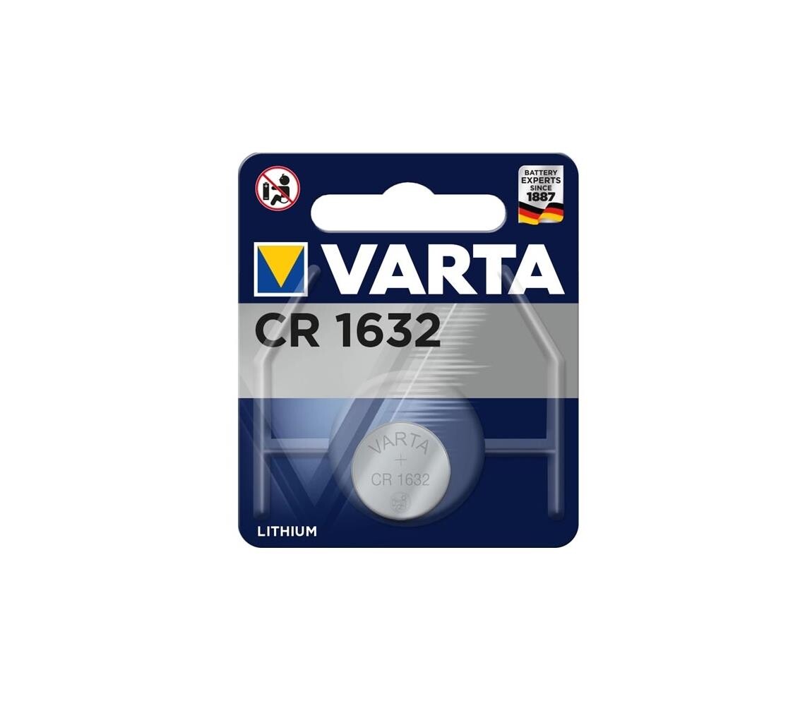 Varta 6632 - 1 ks Lithiová baterie CR1632 3V 6632101401