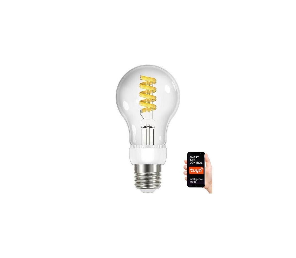 NEO SMART LED filamentová žárovka E27, 5W teplá, studená bílá, stmívatelná