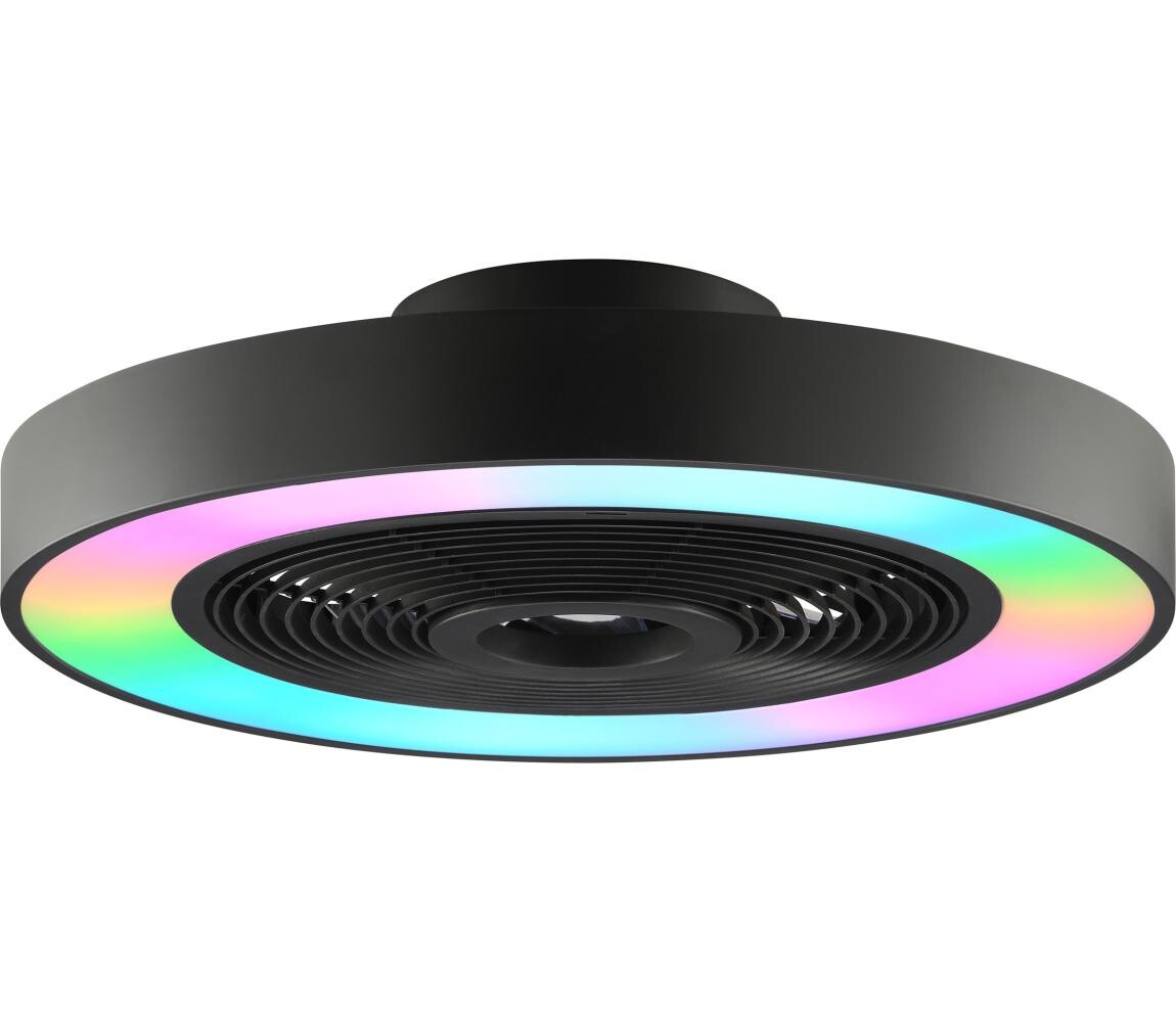 Brilliant - LED RGBW Stropní svítidlo s vent CATANIA LED/37W/230V černá + DO G81205/06