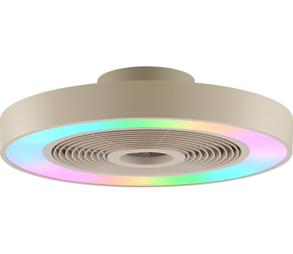 Brilliant - LED RGBW Stropní svítidlo s vent CATANIA LED/37W/230V béžová + DO G81205/09