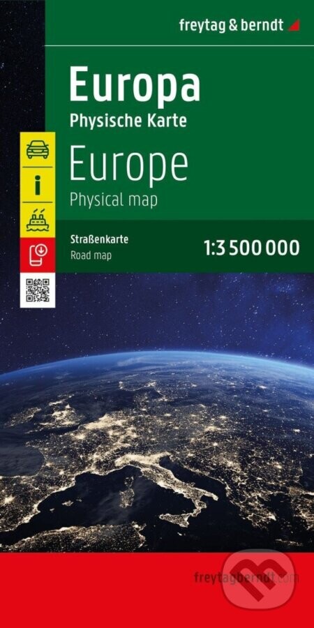 Európa fyzická 1: 3 500 000