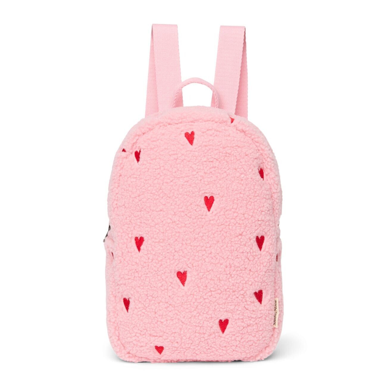 STUDIO NOOS Teddy Mini BACKPACK - batůžek | Light Pink Hearts