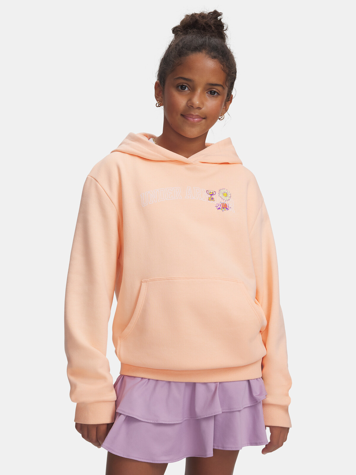 Dívčí mikina Under Armour G Graphic Hoodie-ORG