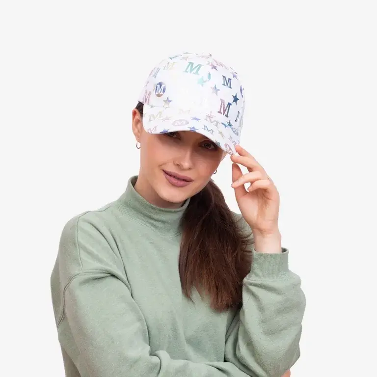 Dámská bílá kšiltovka s písmeny