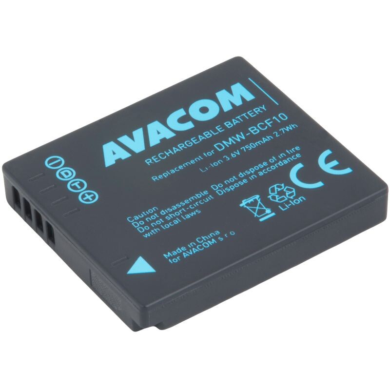 AVACOM Panasonic DMW-BCF10 3,6V 750mAH 2,7Wh - ROZBALENO
