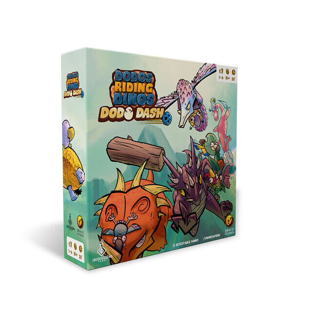 Detestable Games Poškozené - Dodos Riding Dinos: Dodo Dash - EN
