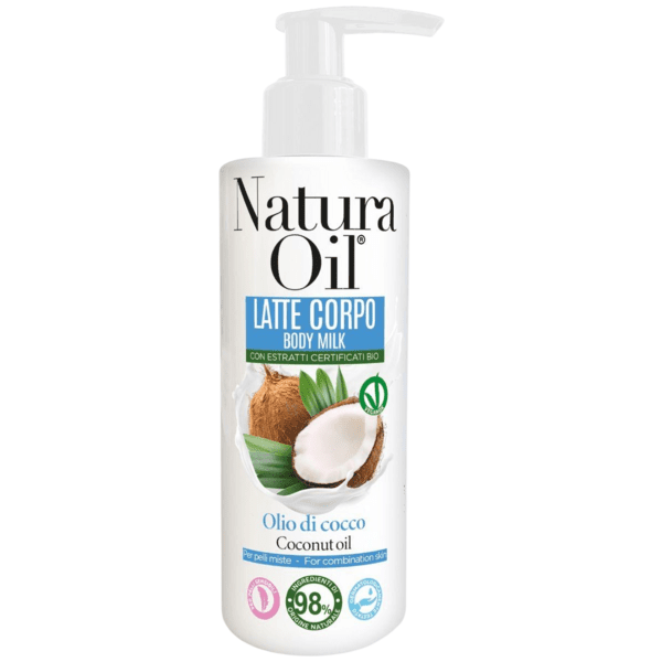 Tělové mléko Natura Oil kokos 200 ml