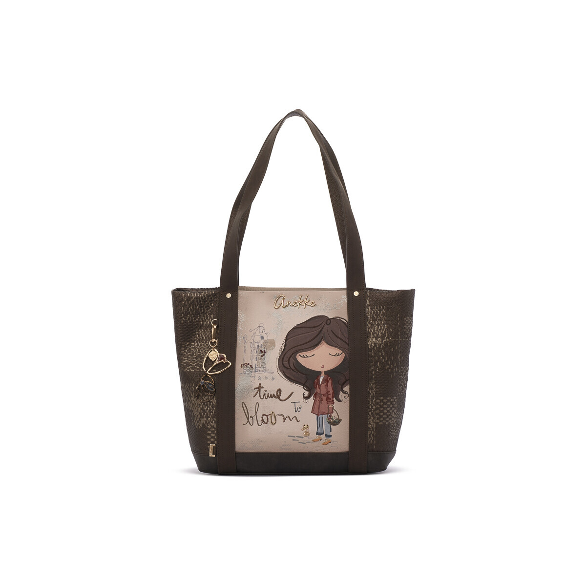 Anekke  272 BOLSO DE HOMBRO  Černá