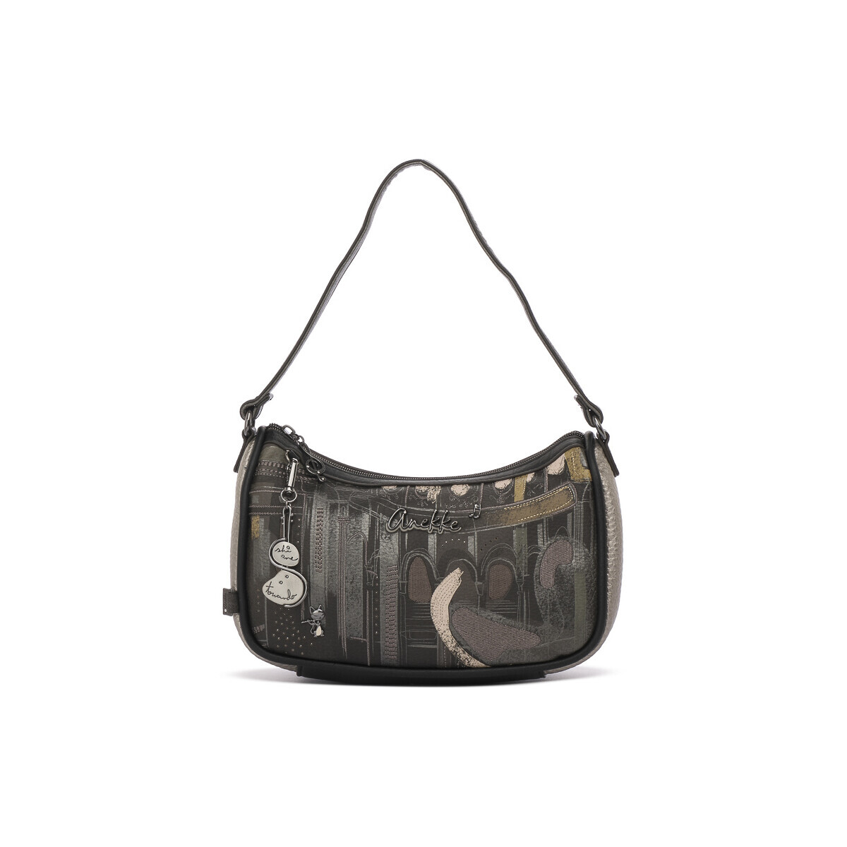 Anekke  309 BOLSO DE HOMBRO  Černá