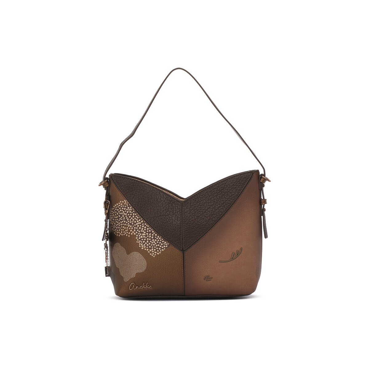 Anekke  449 BOLSO DE HOMBRO  Šedá