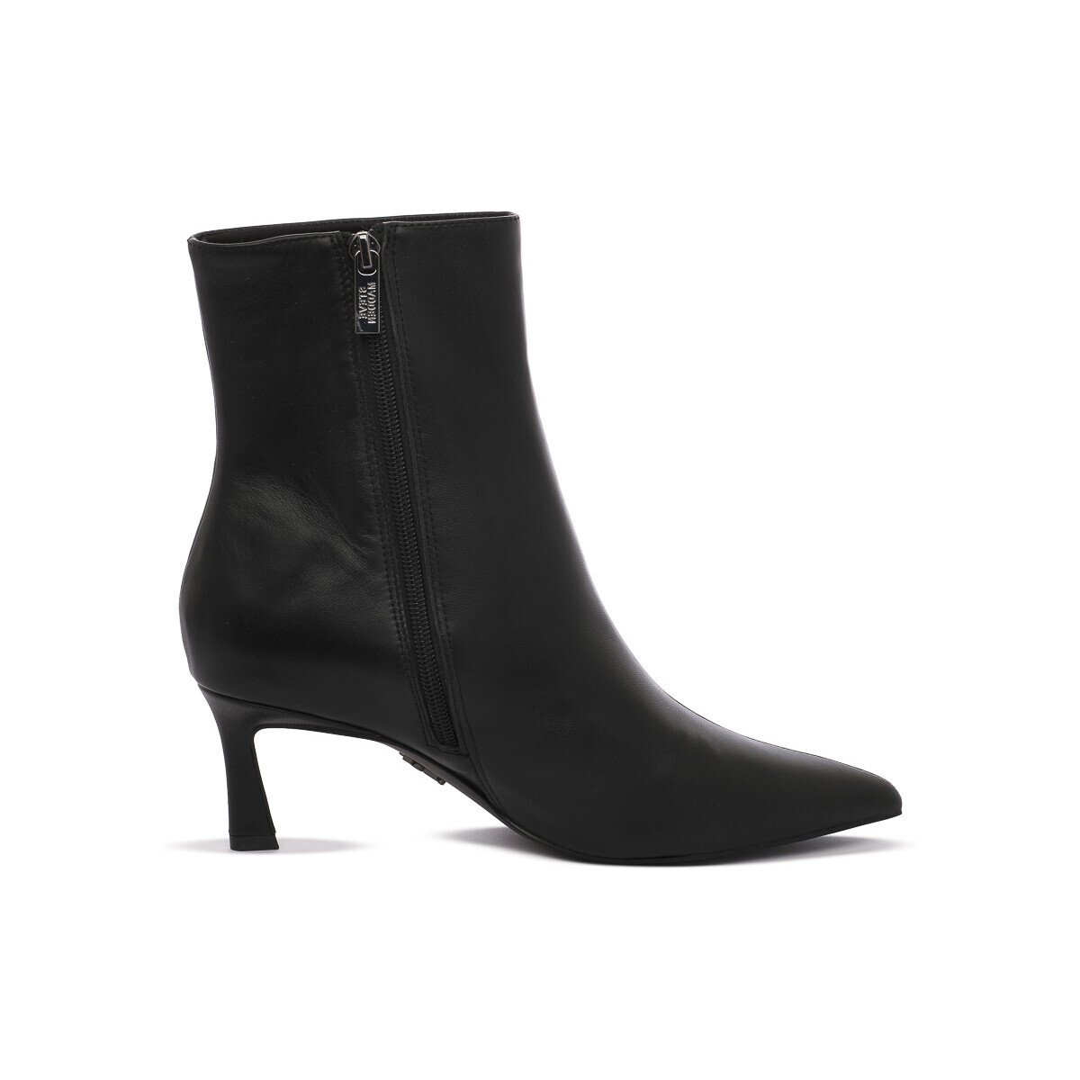 Steve Madden  BLACK LEAT LULAH  Černá