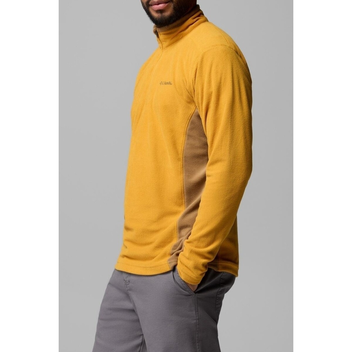 Columbia  Klamath Range Ii Half Zip  Žlutá