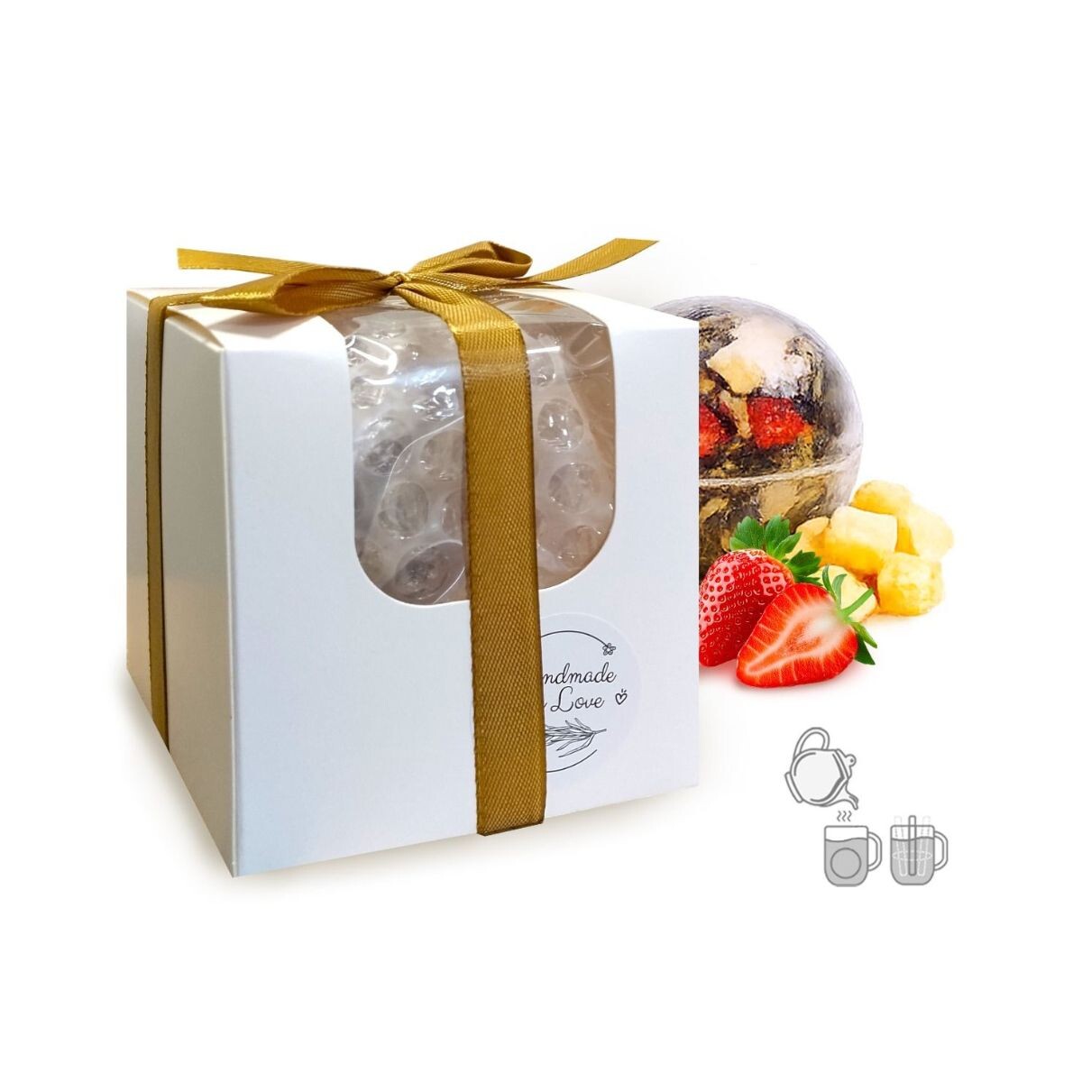 Kouzelná čajová koule Rafaello - 40 g - Vitateka