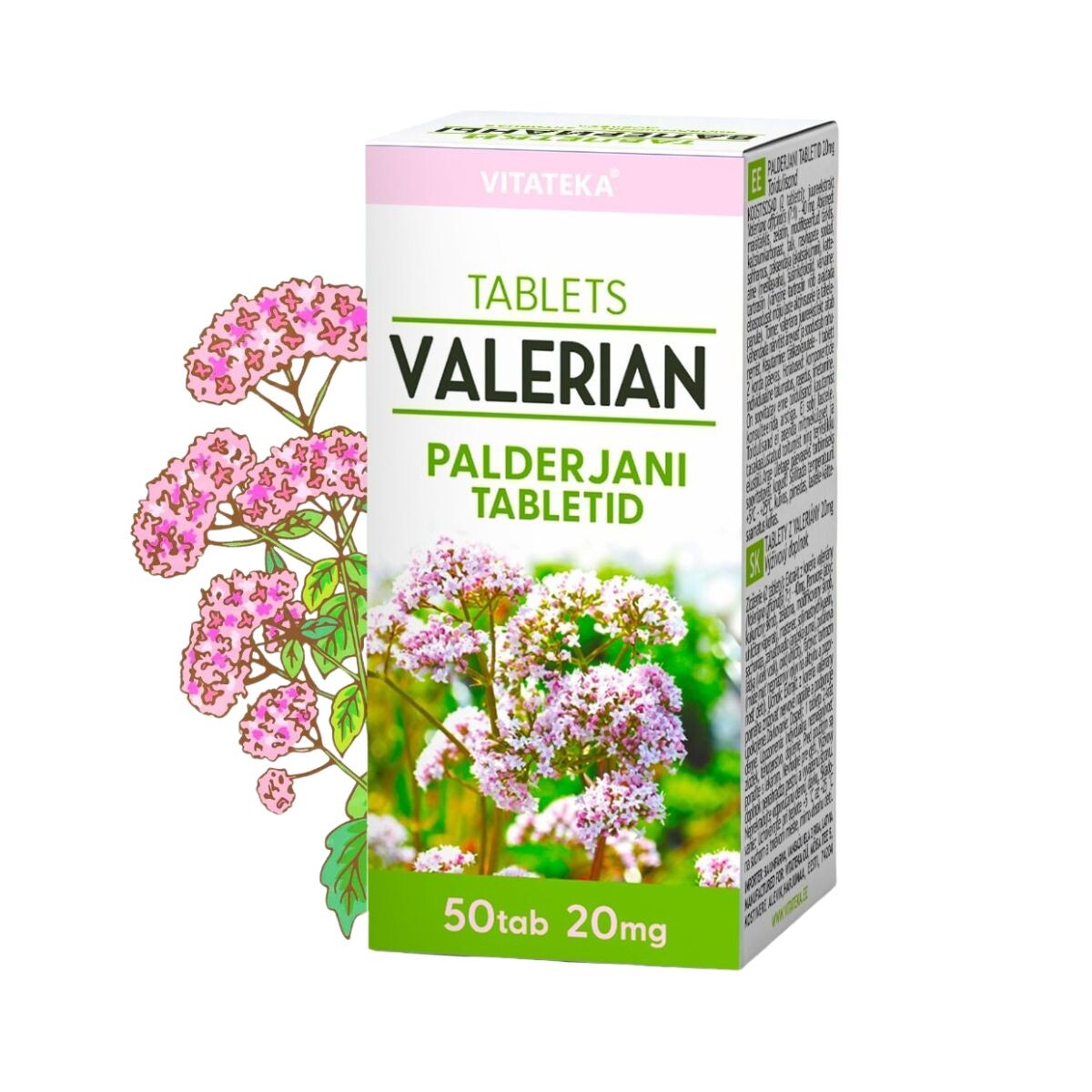 Kozlík lékařský 20 mg - 50 tablet - Vitateka