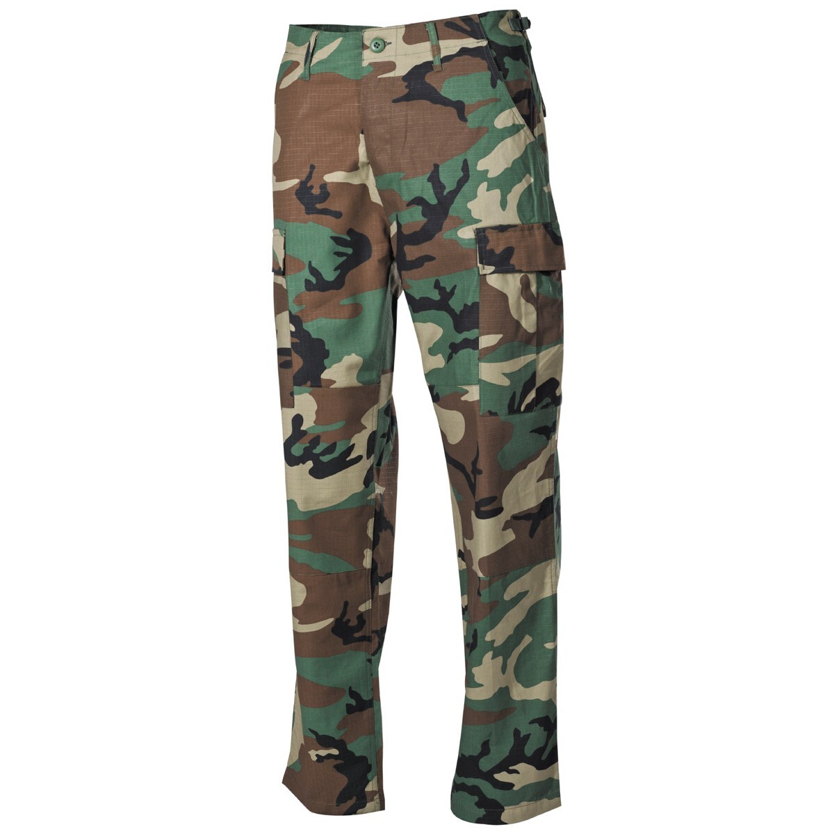 Bojové kalhoty US BDU - woodland, S