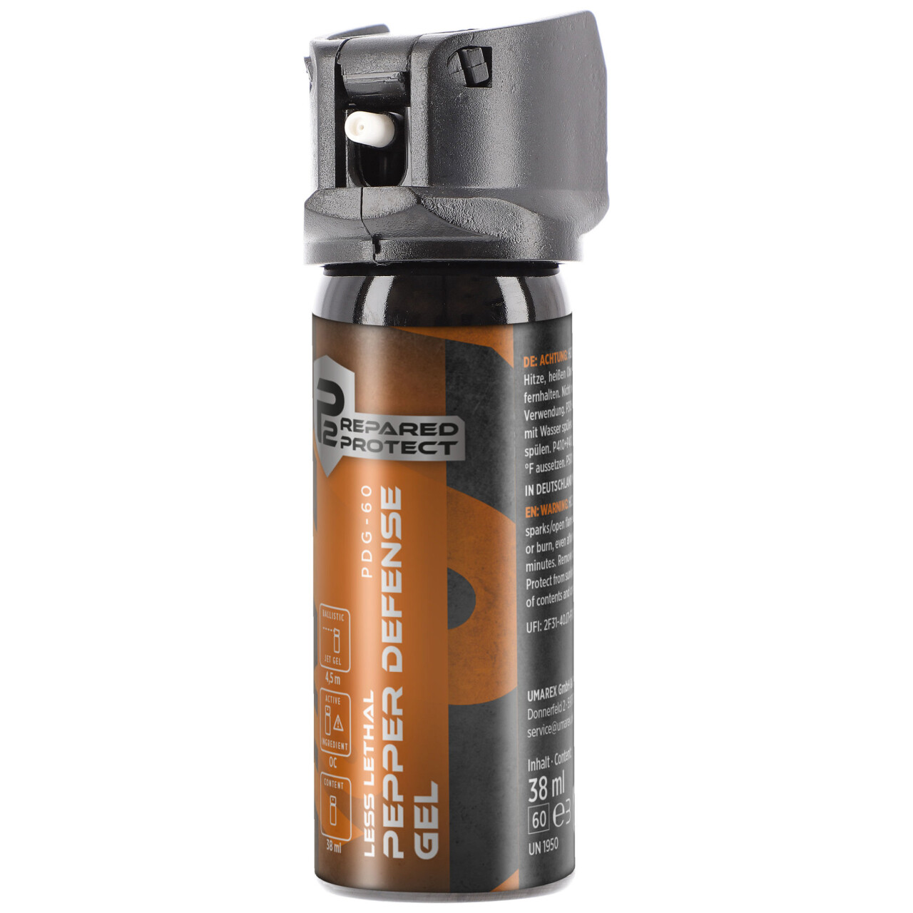Obranný sprej pepřový P2P PDG-25 OC-Jet GEL 38 ml