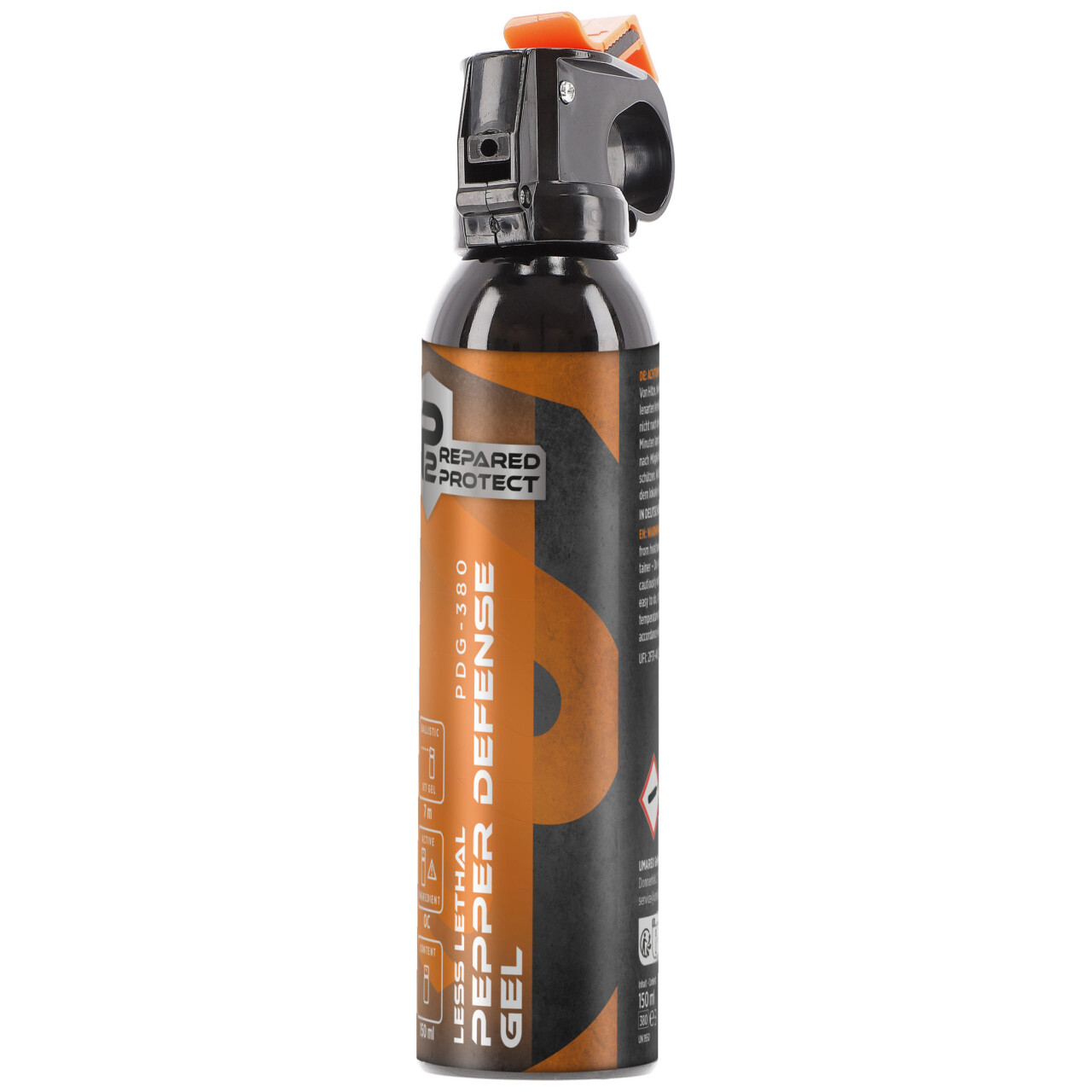 Obranný sprej pepřový P2P PDG-25 OC-Jet GEL 150 ml