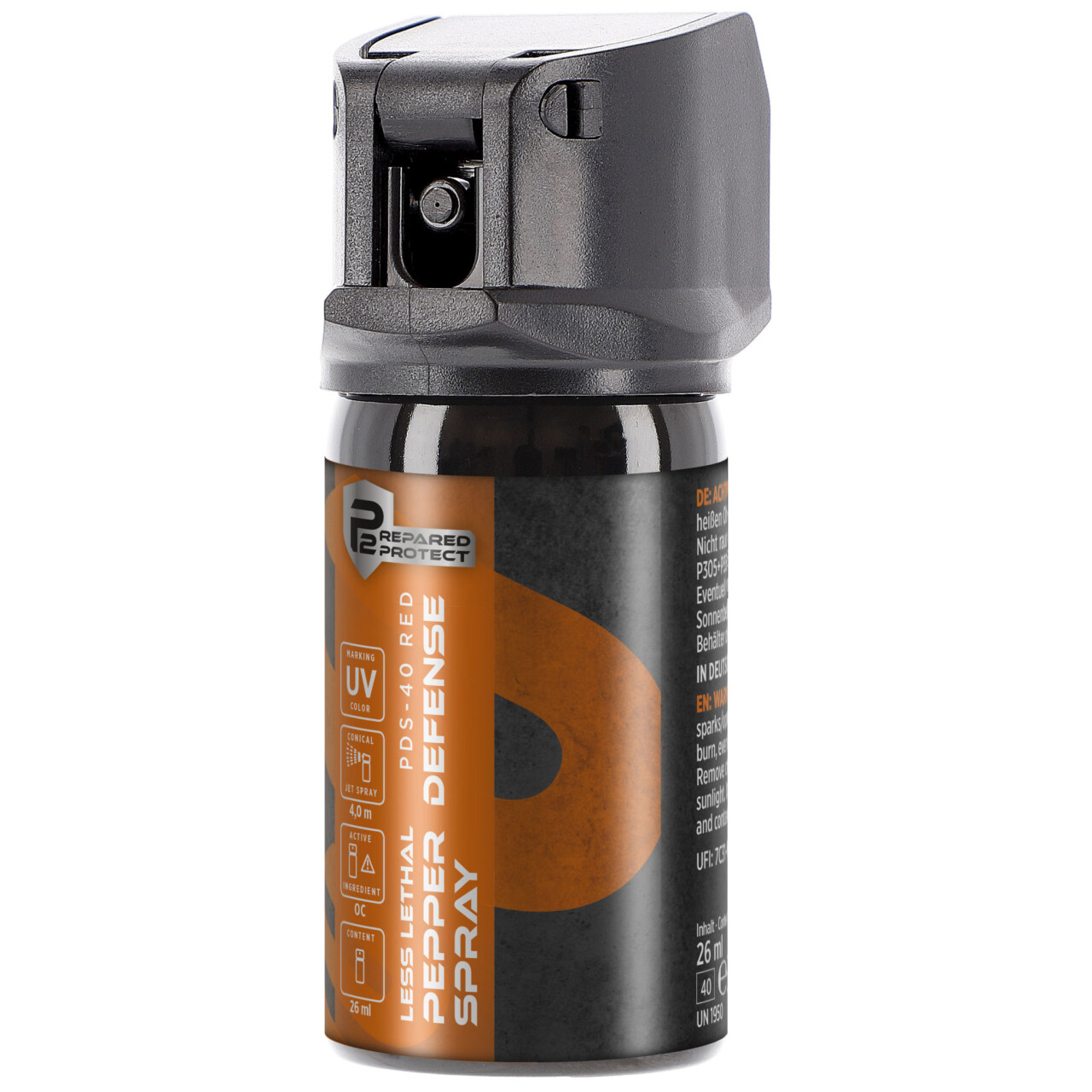 Obranný sprej pepřový P2P PDS-40 OC-Fog UV 26 ml