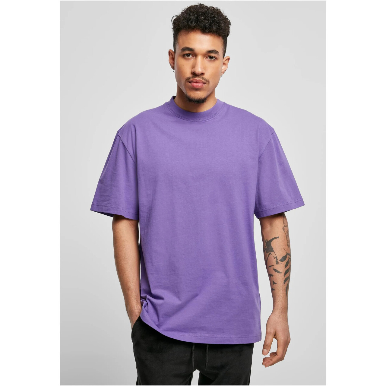 Tričko Urban Classics Tall Tee - světle fialové, XXL