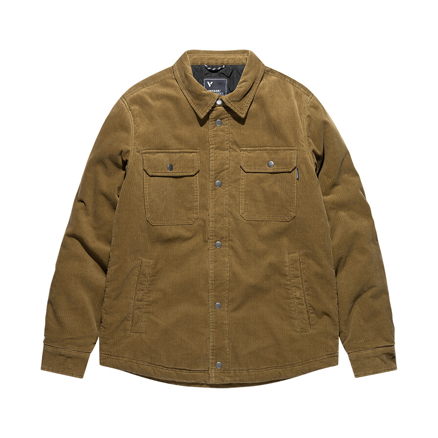 Bunda Vintage Industries Steven Pro Shirt Jacket - olivová, XL