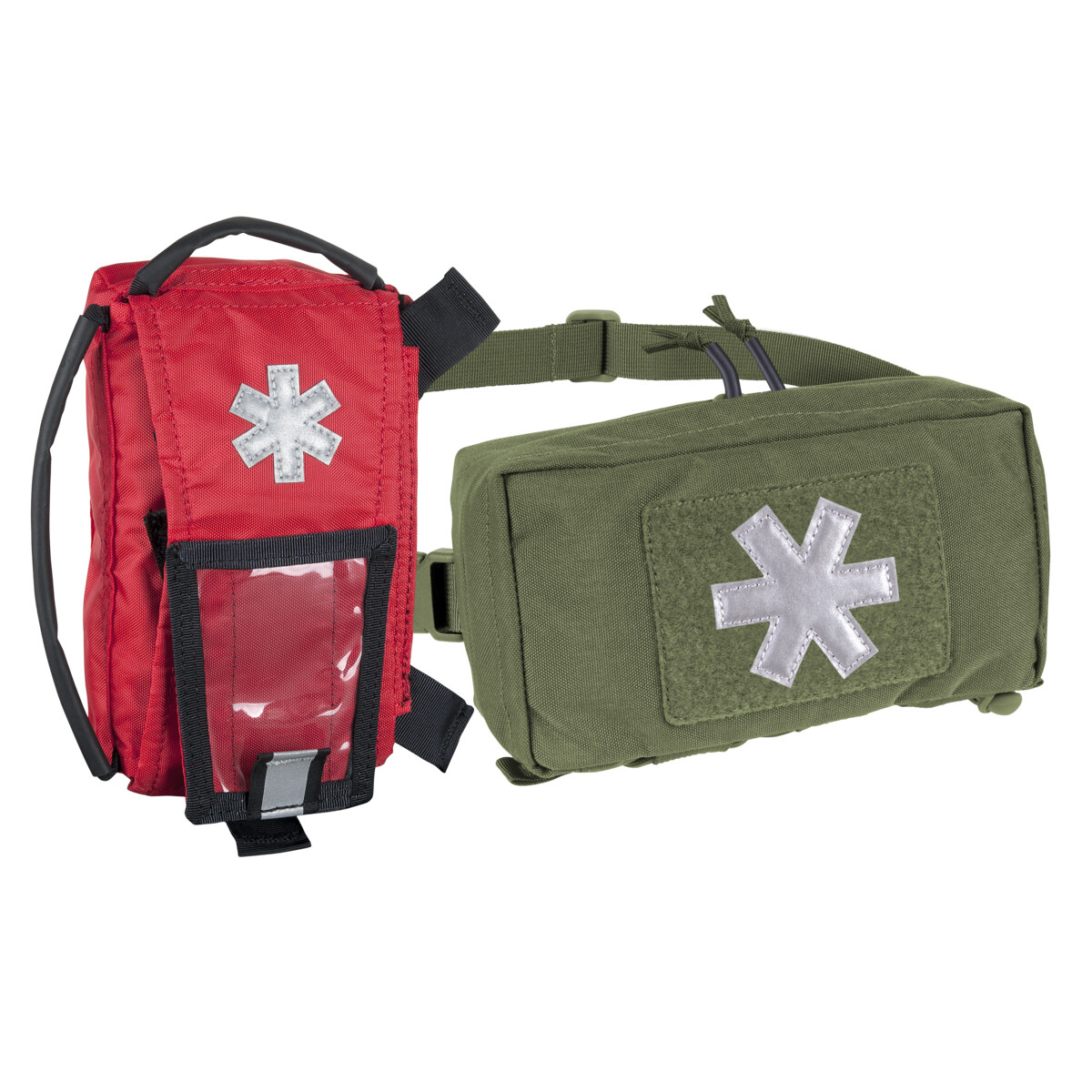 Sumka na lékárničku Helikon Modular Individual Med Kit - olivová-červená
