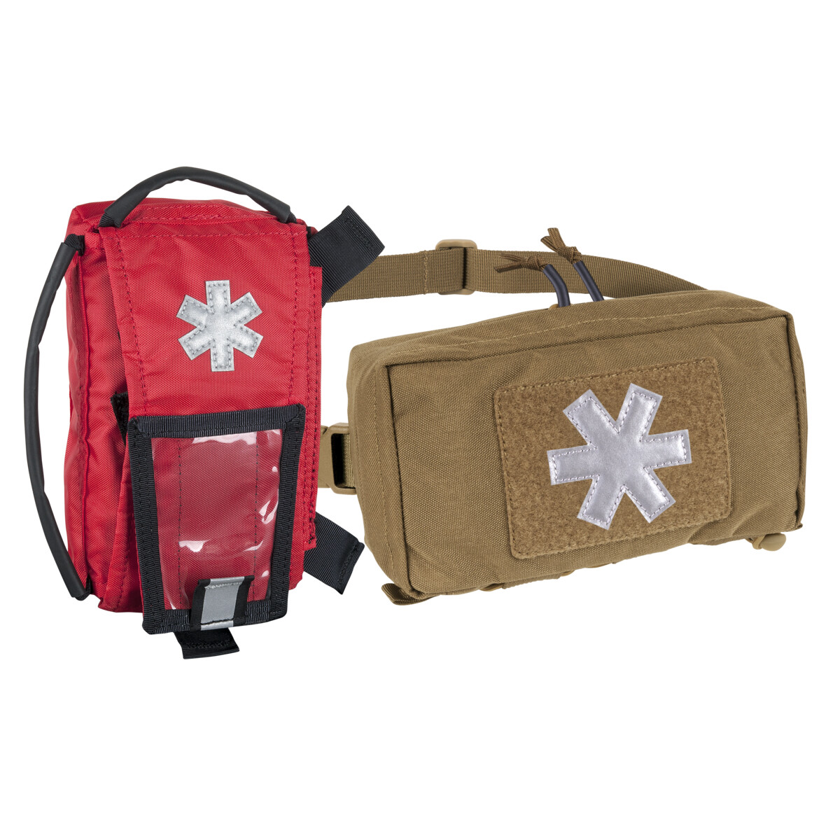 Sumka na lékárničku Helikon Modular Individual Med Kit - coyote-červená
