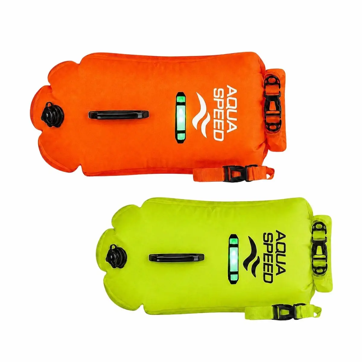 Agama Plavecká bójka a suchý vak Aqua Speed OPEN WATER 37x72 + světlo FLASH