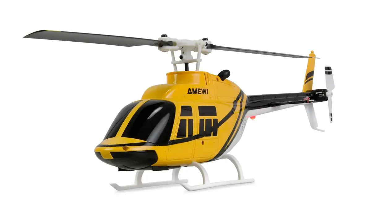 AMEWI Trade e.K. RC vrtulník Bell 206 Jet Ranger, 4kanálový, 6G, RTF