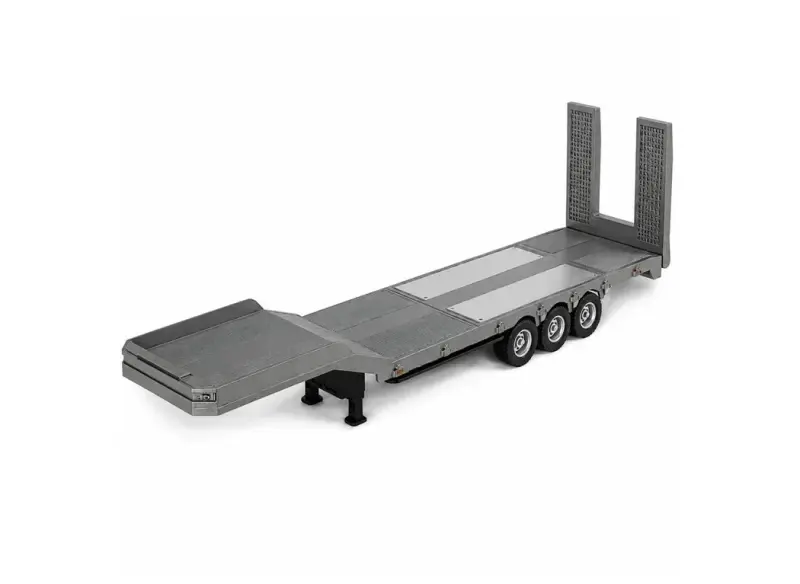 IQ models RC plošinový návěs 1:18 k tahači Scania 770 S - šedá metalíza